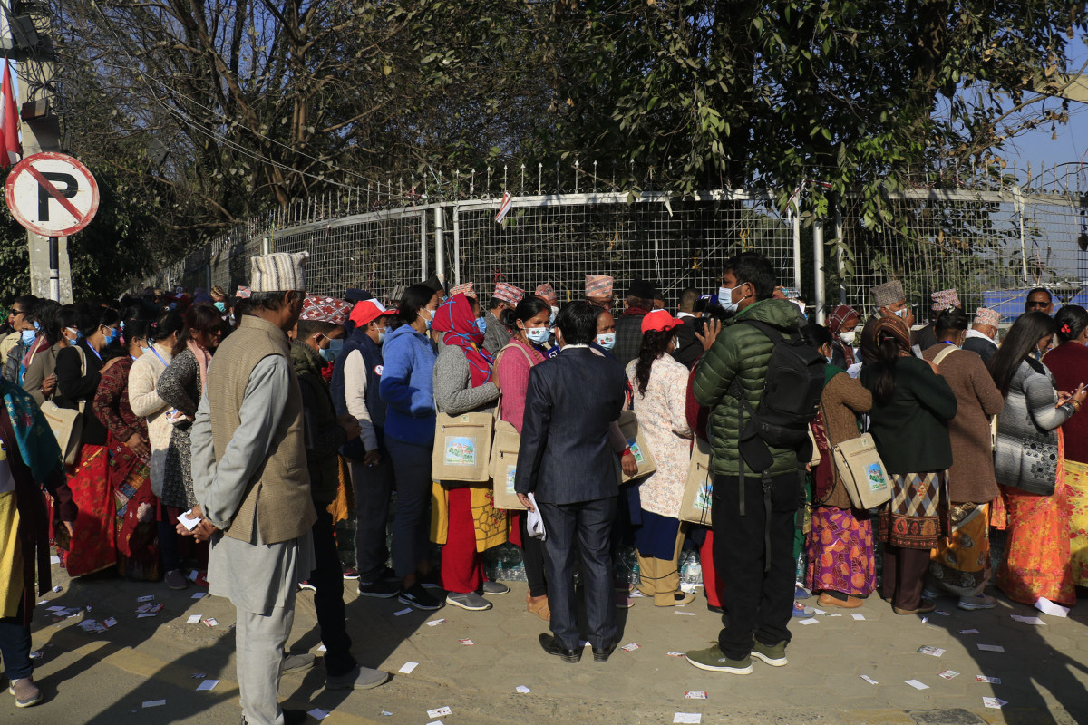 सकिनै लाग्यो मतदान