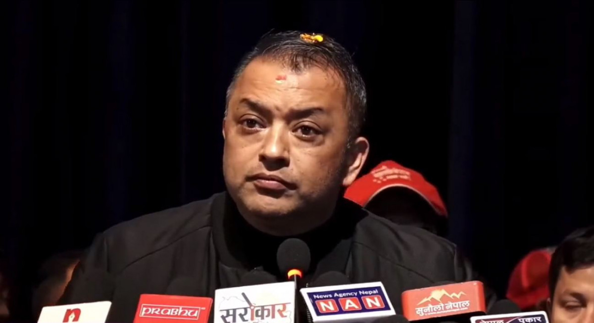 कांग्रेस महामन्त्रीमा गगन थापा पक्का, पार्टी मुख्यालयमा शुभेच्छुकहरूकाे नाराबाजी