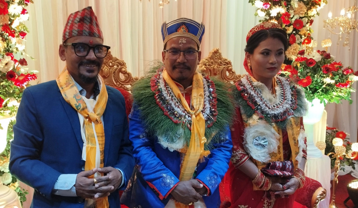 हास्यकलाकार बुद्धि तामाङले कसे लगनगाँठो