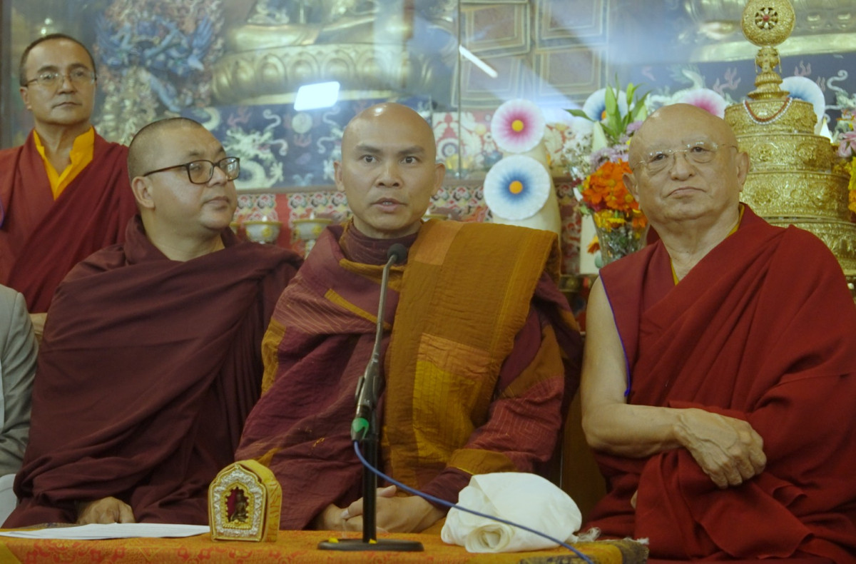 भोटेकोशी बाढीपीडितलाई सहयोग जारी राख्ने भिक्षु पञ्ञाकरको भनाइ
